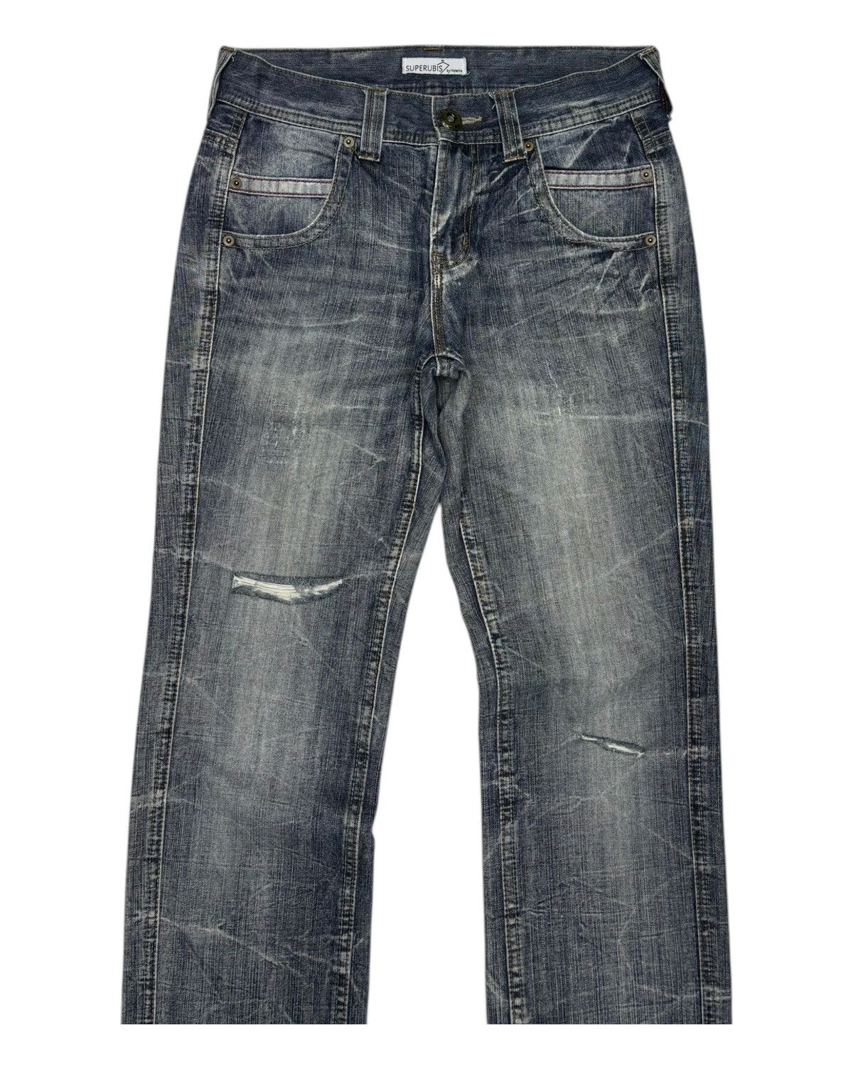 If Six Was Nine Vintage Superubis by Valletta Rare Design Jeans Size US 31 - 3 Thumbnail