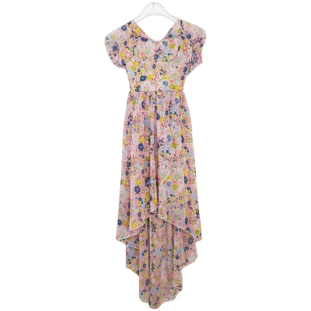 Other Speechless Pink Floral High Low A-Line Maxi Dress Small Size S / US 4 / IT 40 - 2 Thumbnail