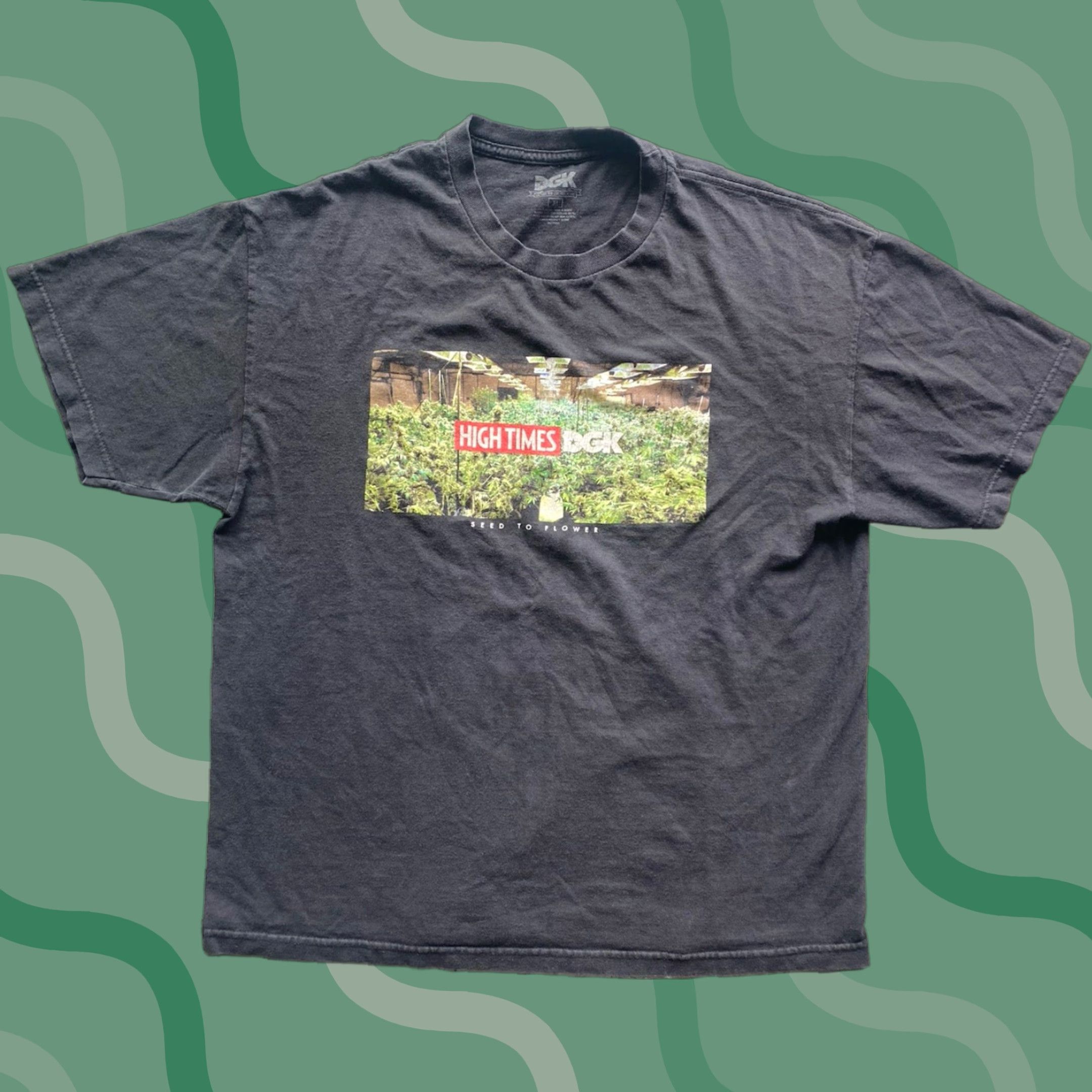 DGK DGK T Shirt Men’s XL High Times Seed To Flower Graphic Black Short Sleeve Men XL Black Graphic Seed To Flower High Times DGK Shirt Size US XL / EU 56 / 4 - 1 Thumbnail