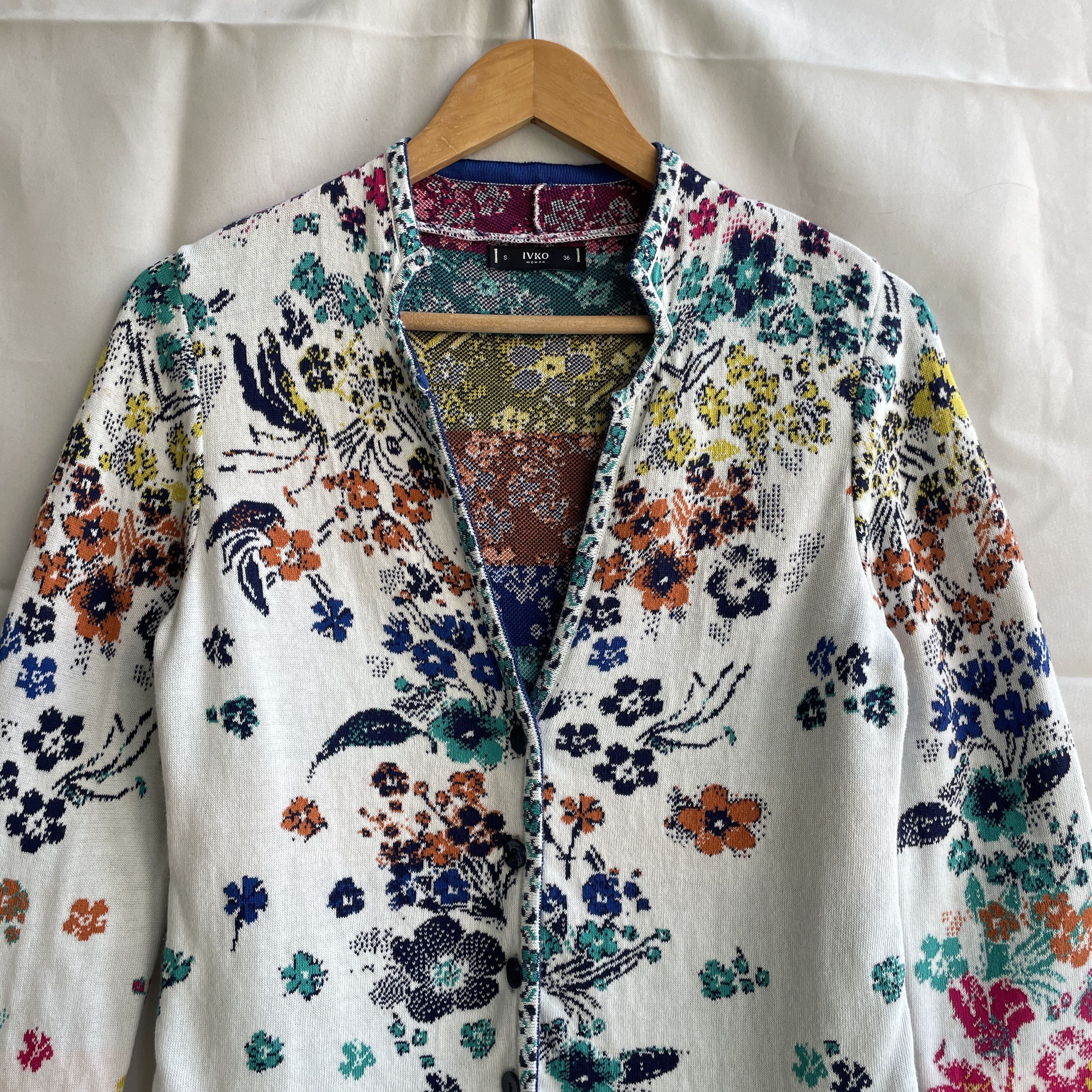Other IVKO Floral Cotton Cardigan Size S Size S / US 4 / IT 40 - 3 Thumbnail