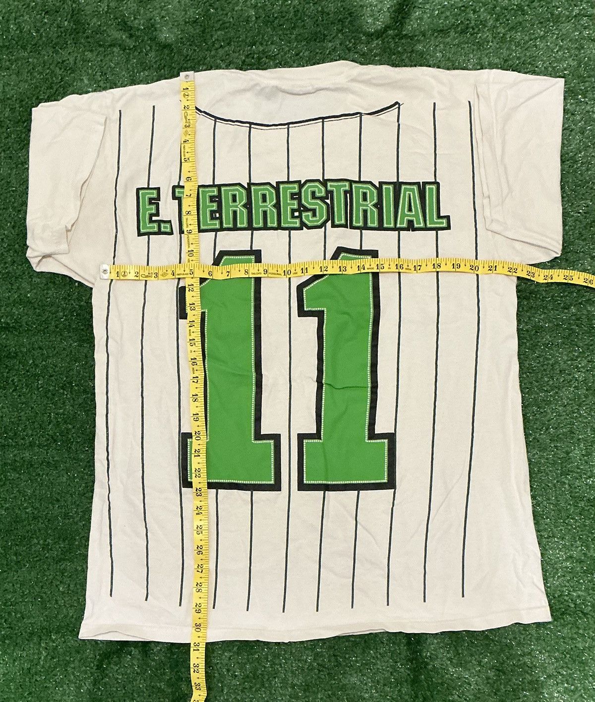 Vintage 1996 LogoTel Alien Invaders Baseball Jersey Shirt Size XL Size US XL / EU 56 / 4 - 7 Thumbnail