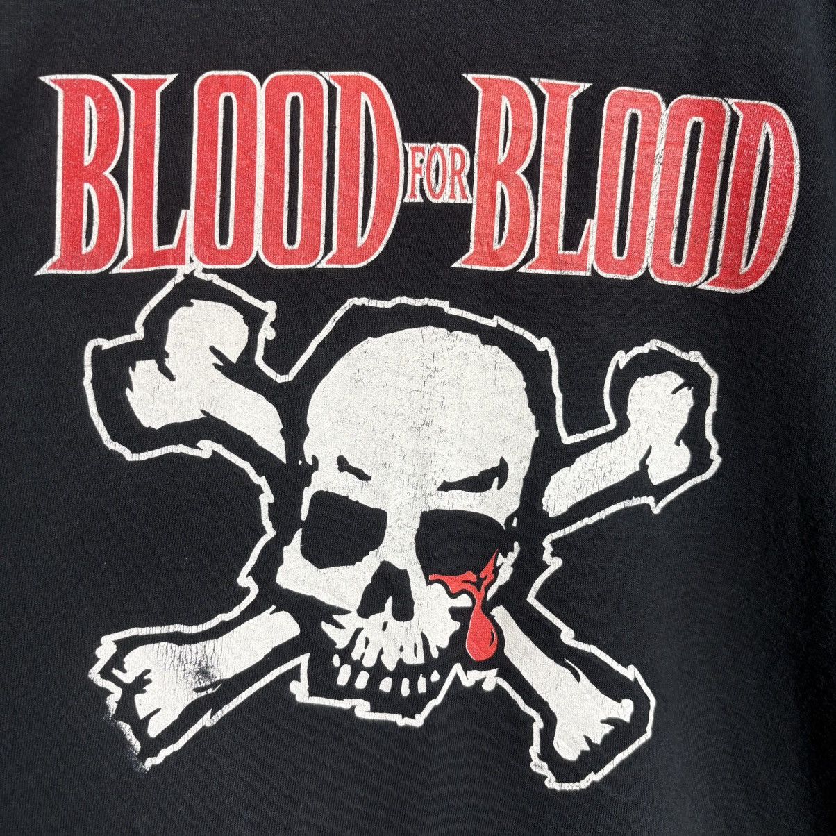 Band Tees Vintage 00s Blood For Blood Hardcore Punk Band Tee / Skull Size US L / EU 52-54 / 3 - 2 Thumbnail