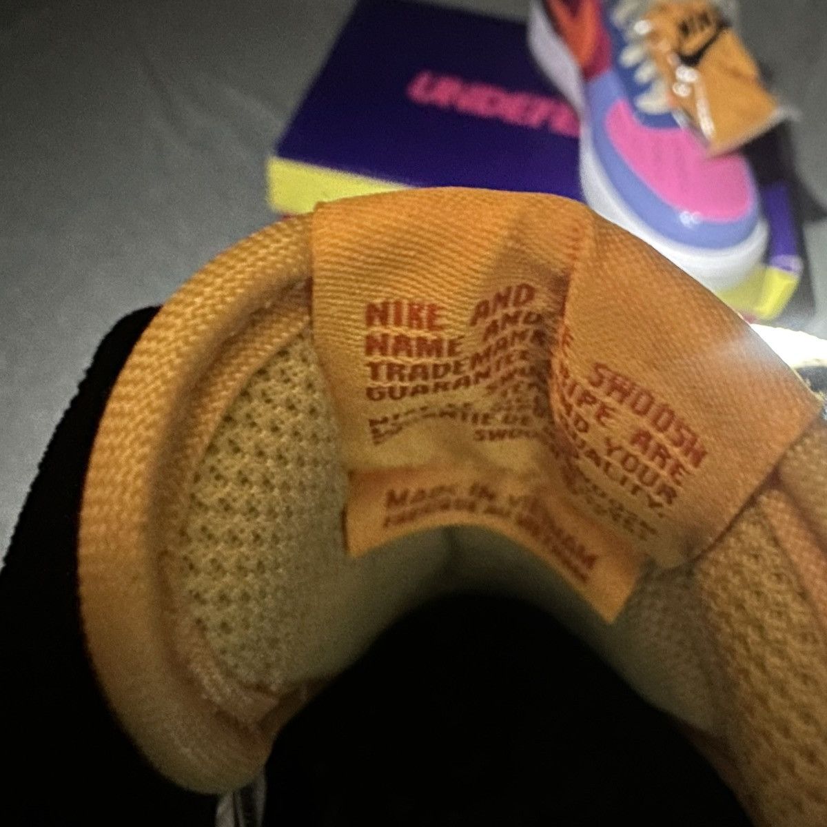 Nike Air Force 1 Low SP Undefeated Multi-Patent Total Orange