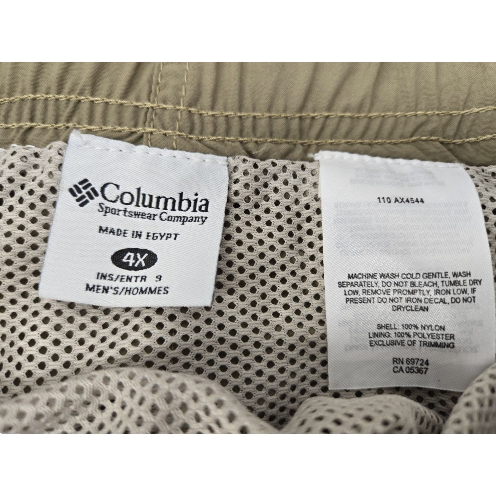 Vintage VINTAGE? No — Columbia OmniShade UPF 50 Snake River Water Shorts Lined Cargo Pockets Size 4X Size US 39 - 2 Thumbnail