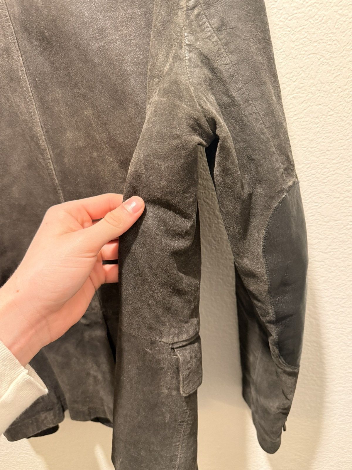 Allsaints AllSaints Leather Survey Blazer Jacket Size US M / EU 48-50 / 2 - 12 Thumbnail