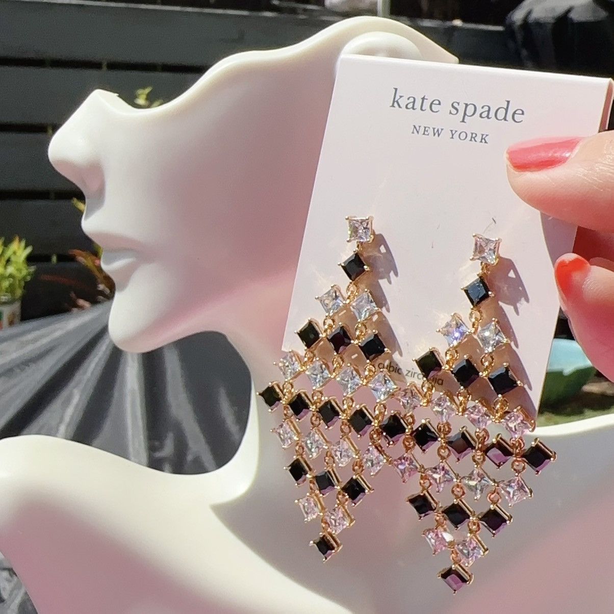 Kate Spade $148 Kate Spade Mash Earrings Diamonds Light Up The Room Size ONE SIZE - 2 Thumbnail