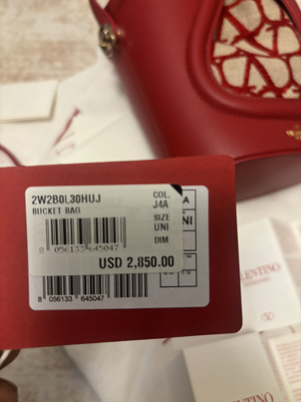 Valentino Valentino Bucket Bag Red Size ONE SIZE - 7 Thumbnail