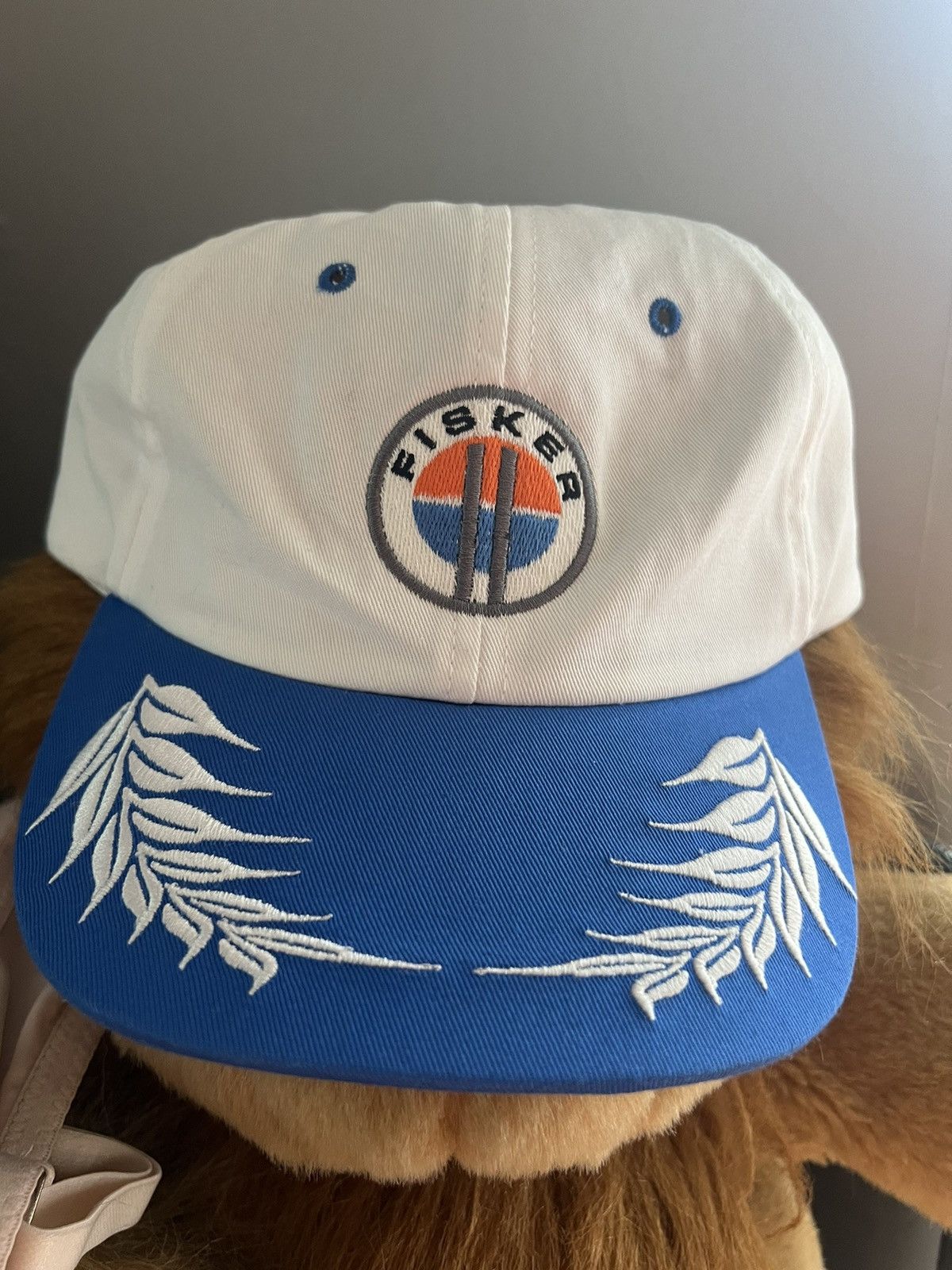 Vintage Vintage Fisker Made in America Embroidered Brim Racing hat Size ONE SIZE - 1 Thumbnail