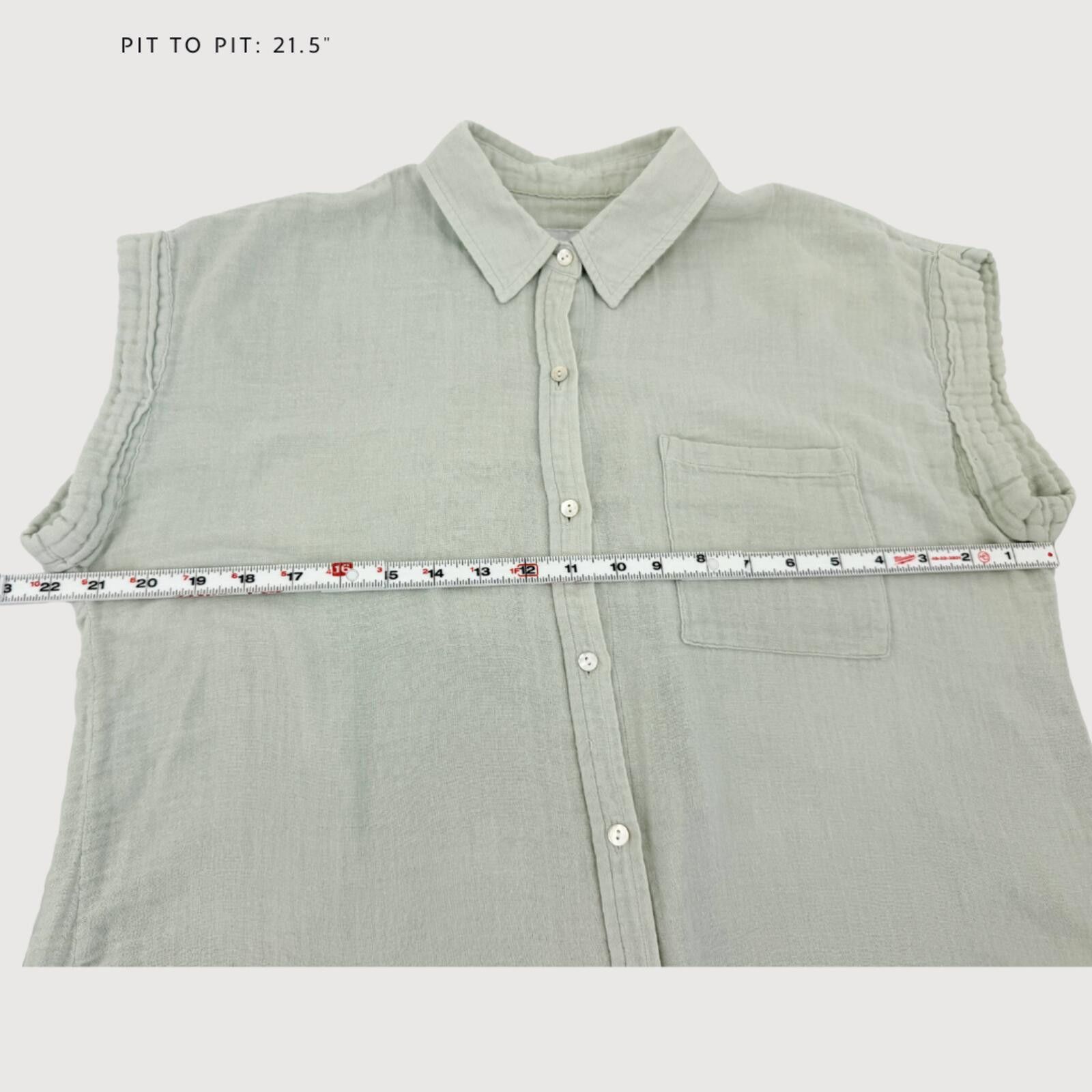 Rails Rails Whitney Gauze Cotton Button Shirt M Size M / US 6-8 / IT 42-44 - 7 Thumbnail