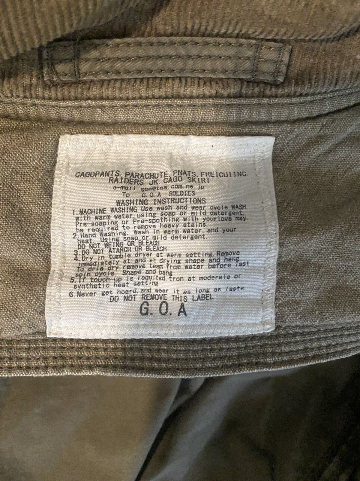 Japanese Brand GOA bono jacket | Grailed