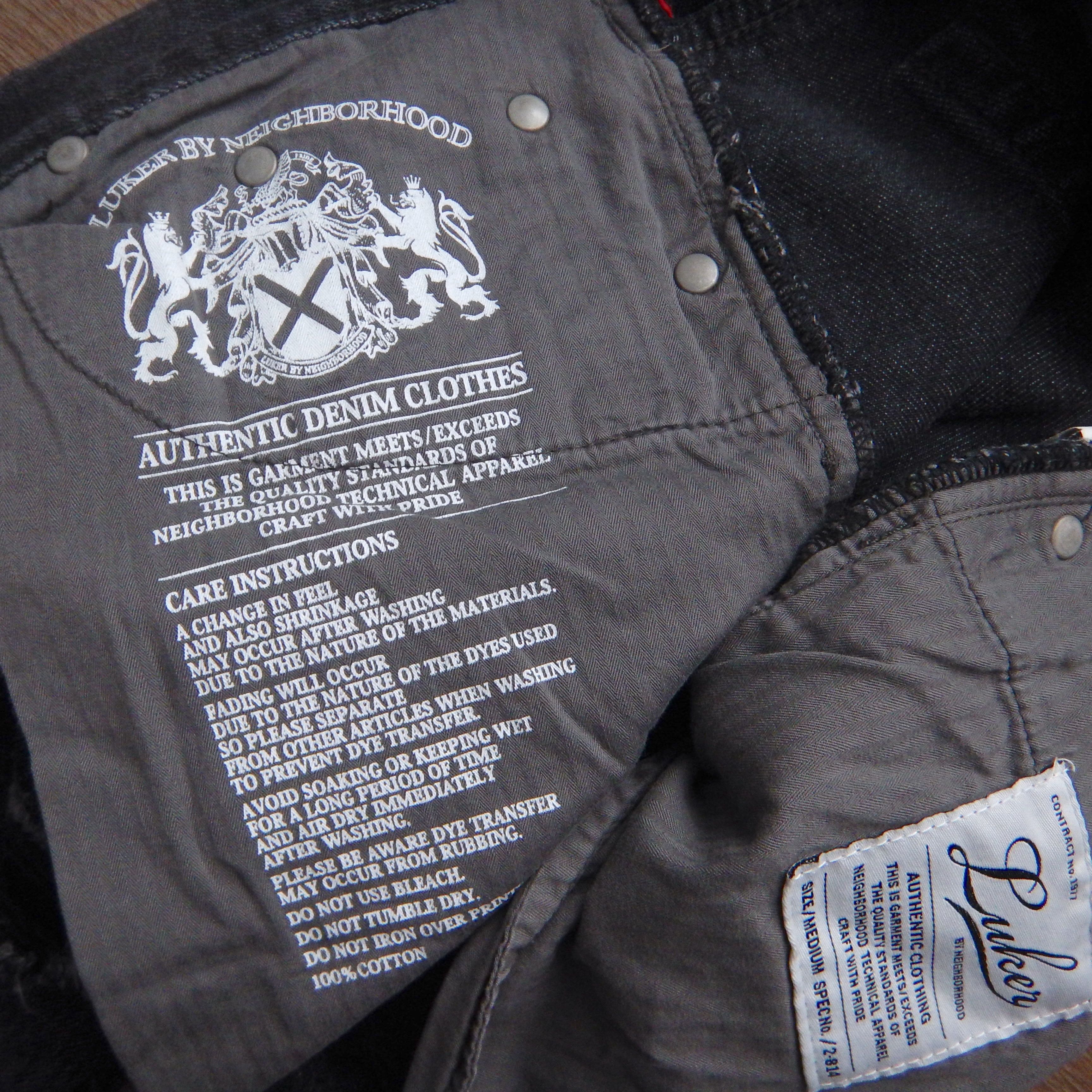 Neighborhood Neighborhood Japan Luker 13oz Crash Skinny Slim Denim Size M Size US 33 - 8 Thumbnail