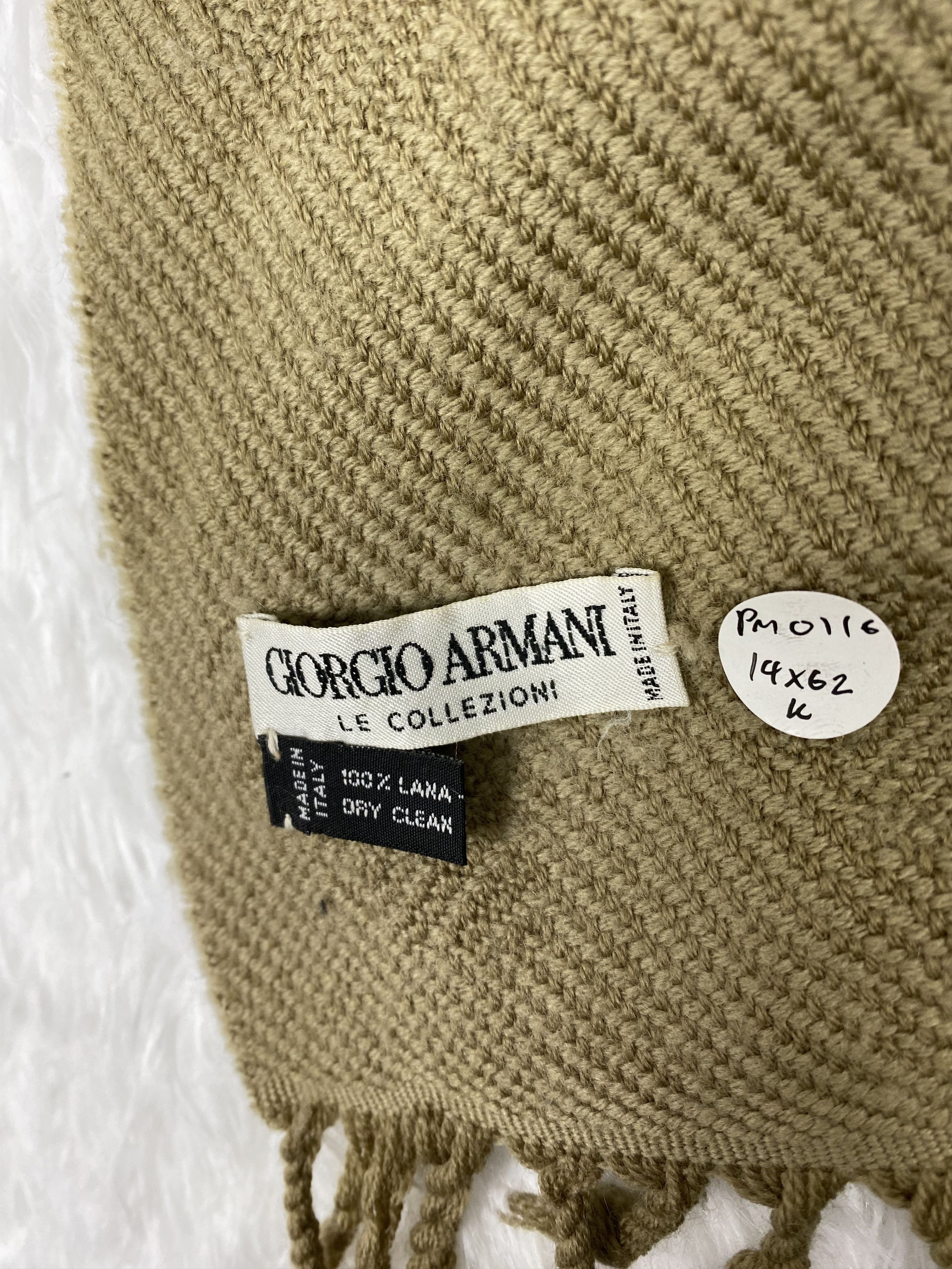 Giorgio Armani Vintage Giorgio Armani Scarf / Muffler Neckwear PM0116 Size ONE SIZE - 2 Thumbnail