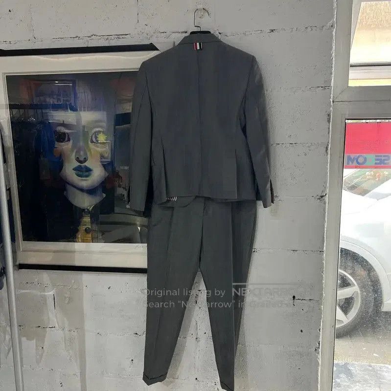 Thom Browne Thom Browne Women's Gray Cotton Trench Coat . Size M / US 6-8 / IT 42-44 - 2 Thumbnail