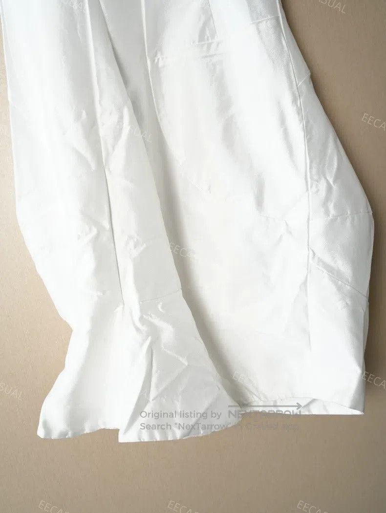 Comme des Garcons Comme Des Garcons White 3D Fish Tail Dress Size S / US 4 / IT 40 - 6 Thumbnail
