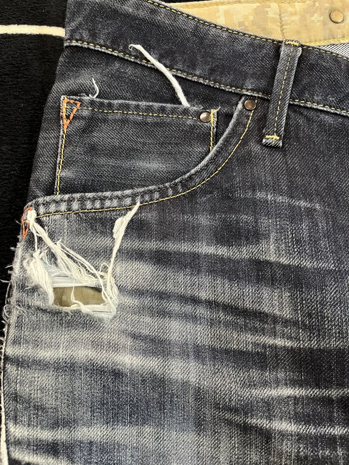 Beauty Beast × Edwin × Japanese Brand Vintage Edwin E-function Curve Leg Denim Size US 29 - 7 Thumbnail