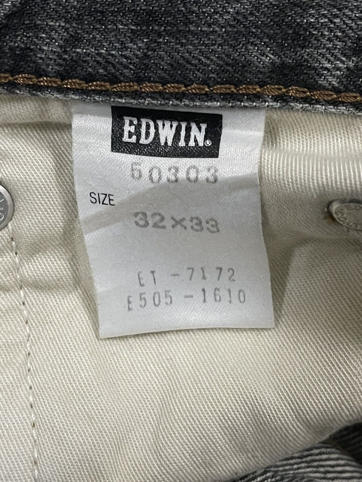 Edwin Vintage Edwin 503 Blue Wash Style Distress Jeans Size US 32 / EU 48 - 9 Thumbnail