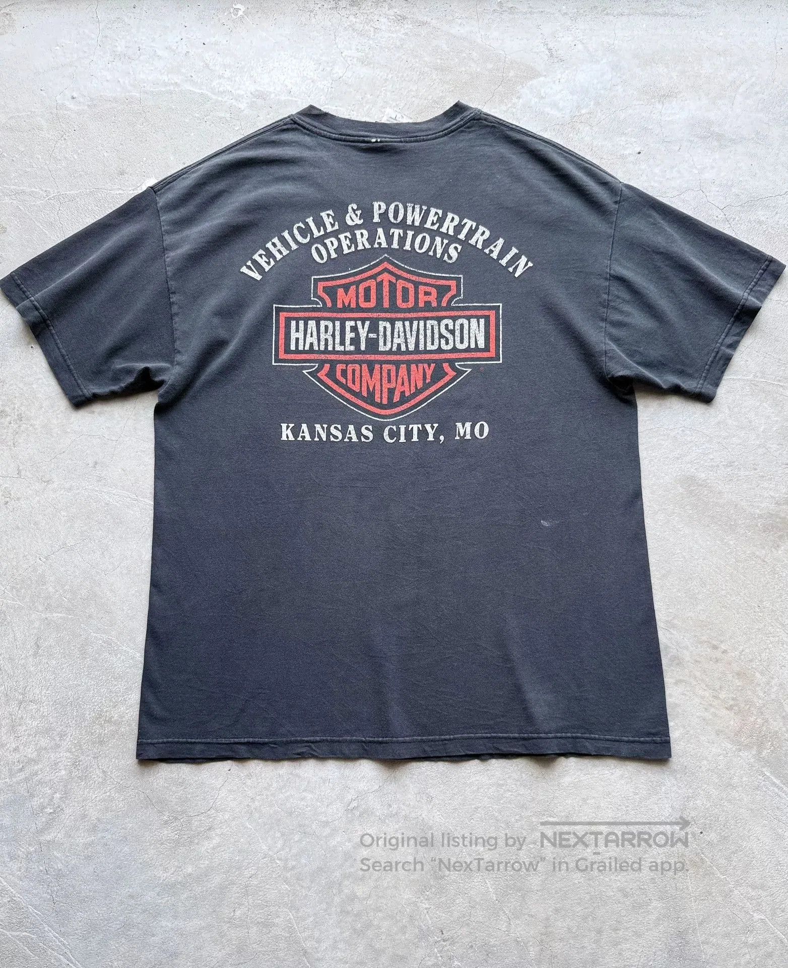 Vintage Vintage 2002 Harley Davidson Kansas Choppers Tee. Size US L / EU 52-54 / 3 - 5 Thumbnail