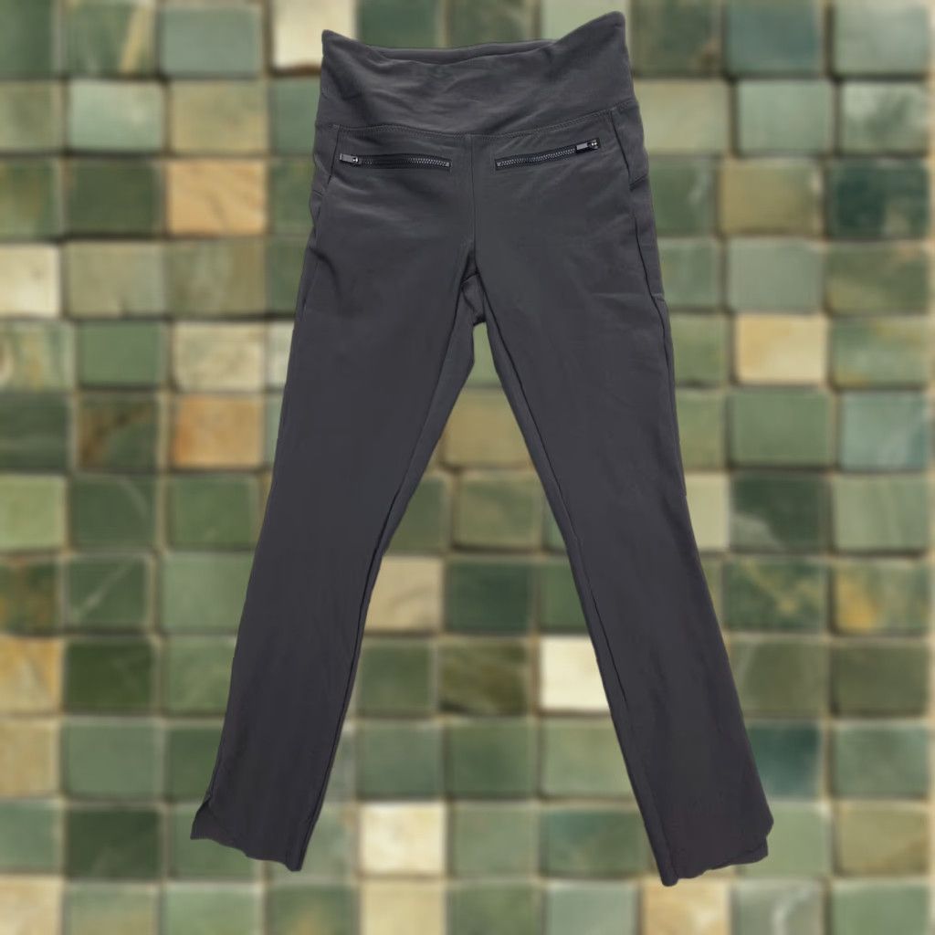 Athleta Athleta Pants Women XS Gray Crop Stretch Pockets Compression Athleisure Womens Size 26" / US 2 / IT 38 - 1 Thumbnail