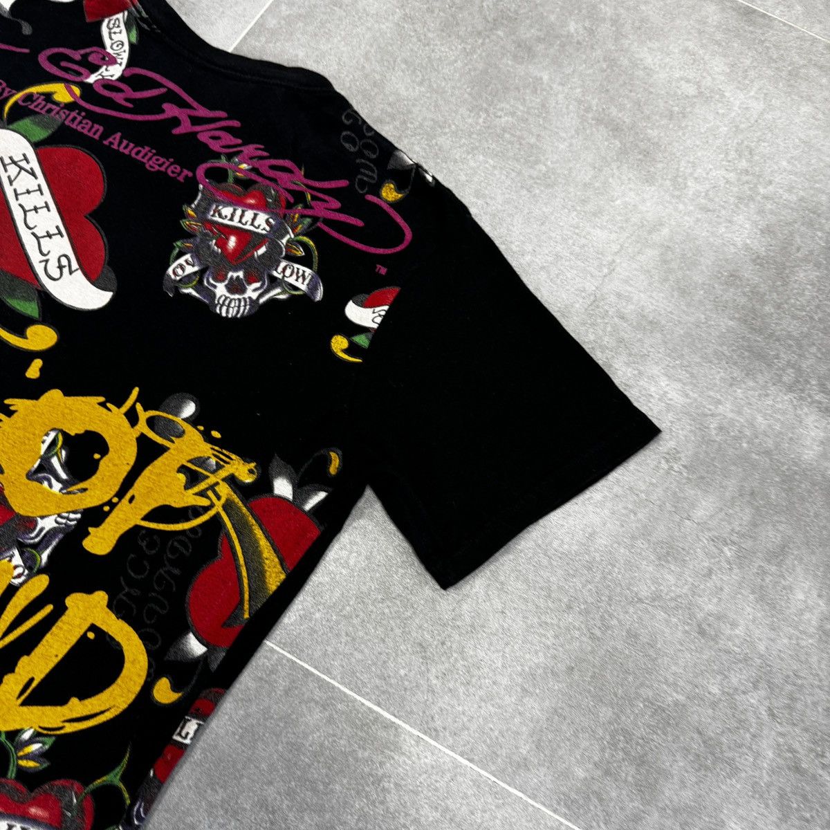 Ed Hardy Ed Hardy by Christian Audigier Skulls Tattoo Swag T-Shirt Size L / US 10 / IT 46 - 18 Thumbnail