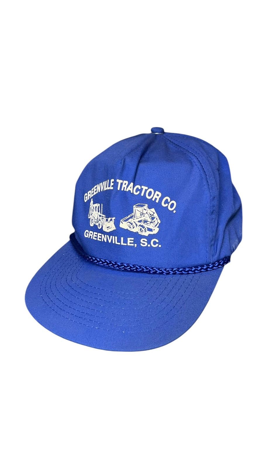 Other Vintage Greenville Tractor Co. Blue Snapback Hat Size ONE SIZE - 2 Thumbnail