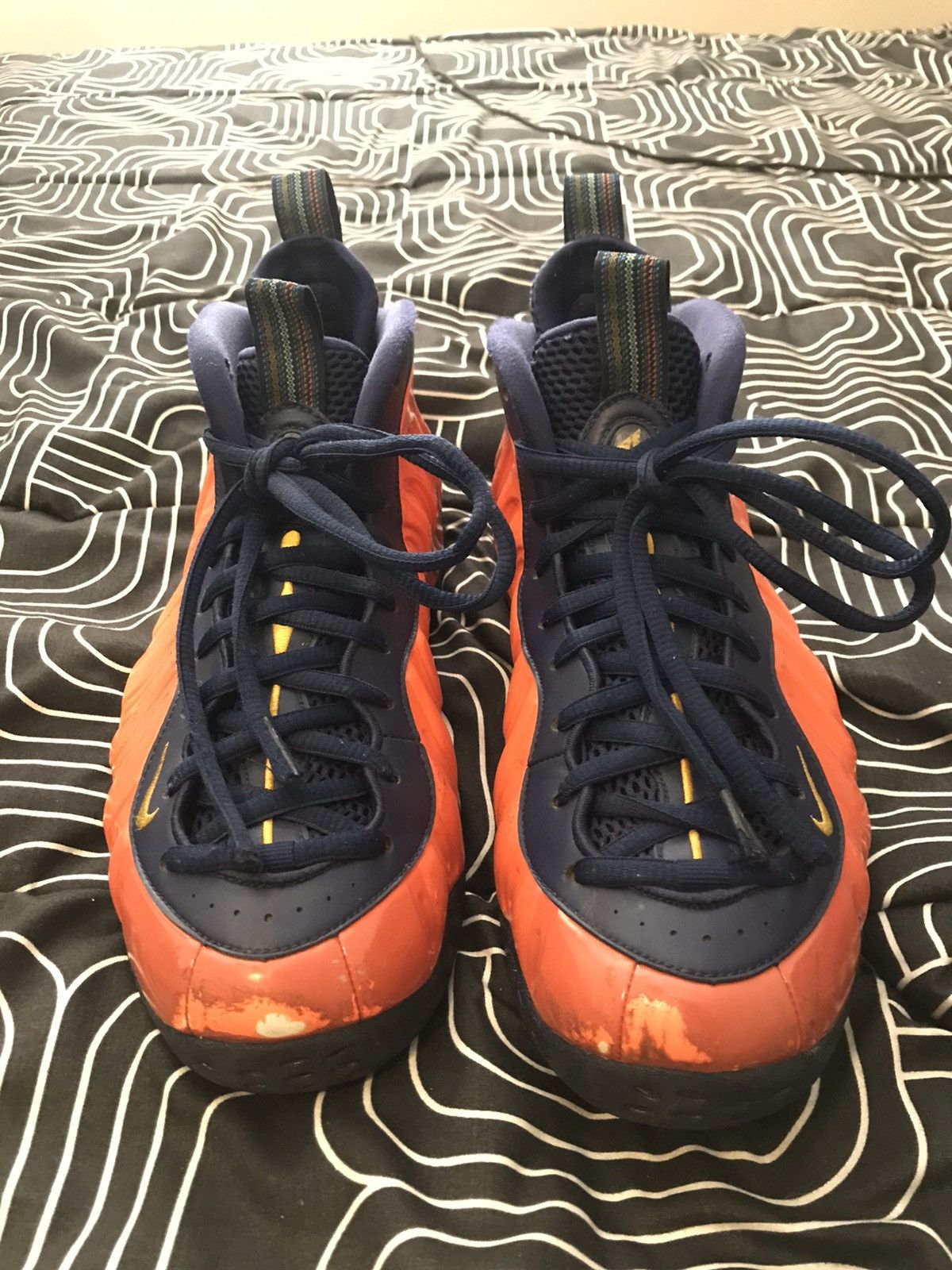 Nike Nike foamposite one blue void rugged orange Size 9.5 Size US 9.5 / EU 42-43 - 3 Thumbnail