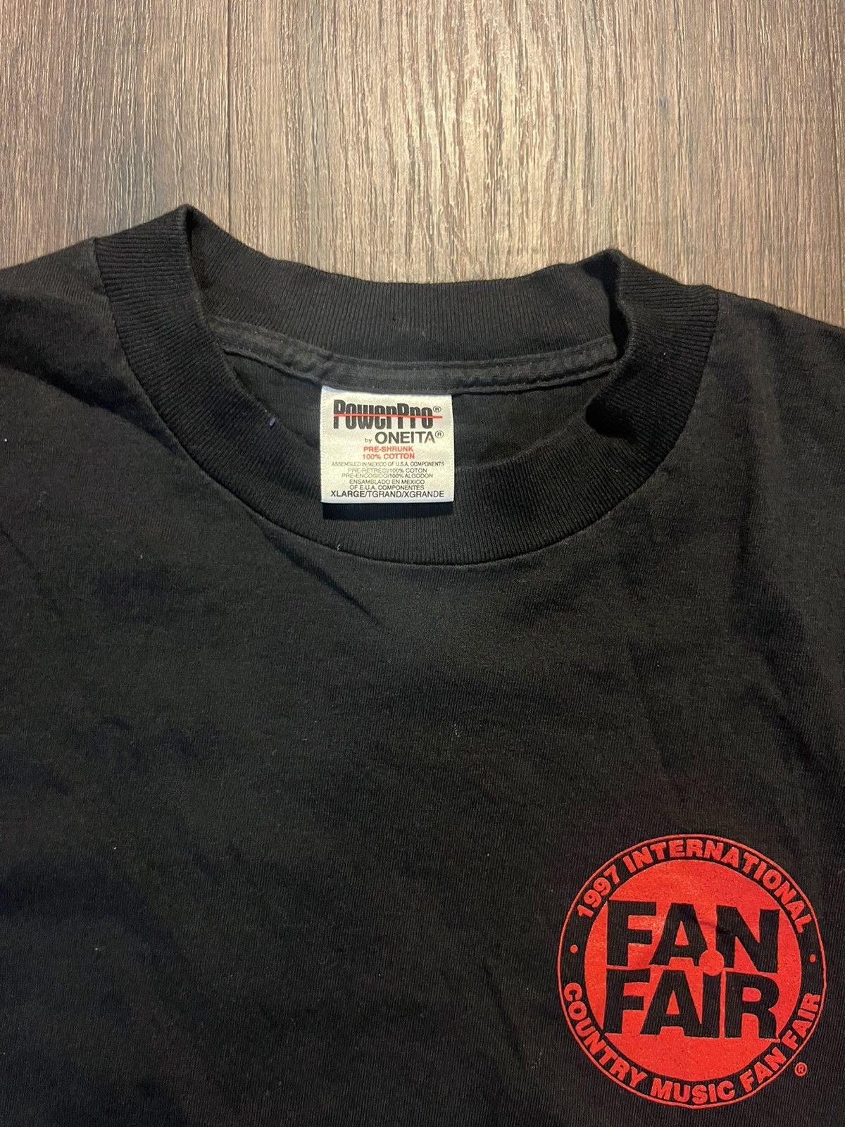 Band Tees 🔥Vintage Fan Fair Nashville Tennessee CMA Tee Shirt 1997🔥 Size US XL / EU 56 / 4 - 3 Thumbnail