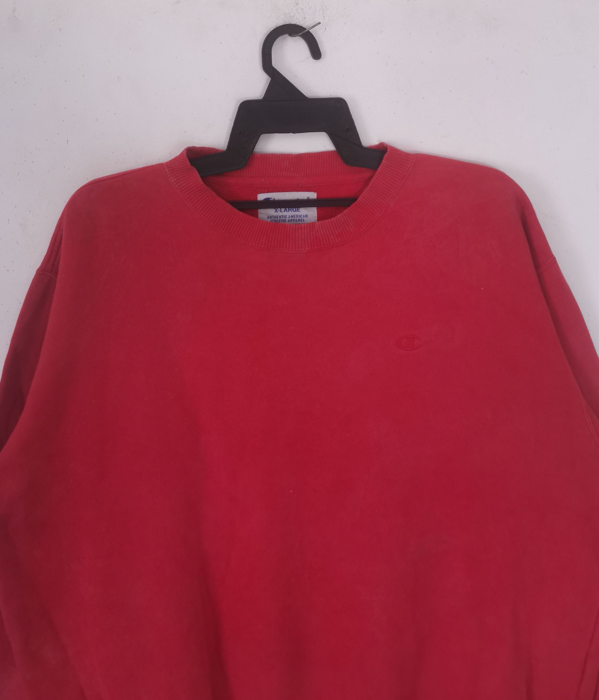 Champion × Vintage Rare Vintage Champion sweatshirt red colour Size US XL / EU 56 / 4 - 2 Thumbnail