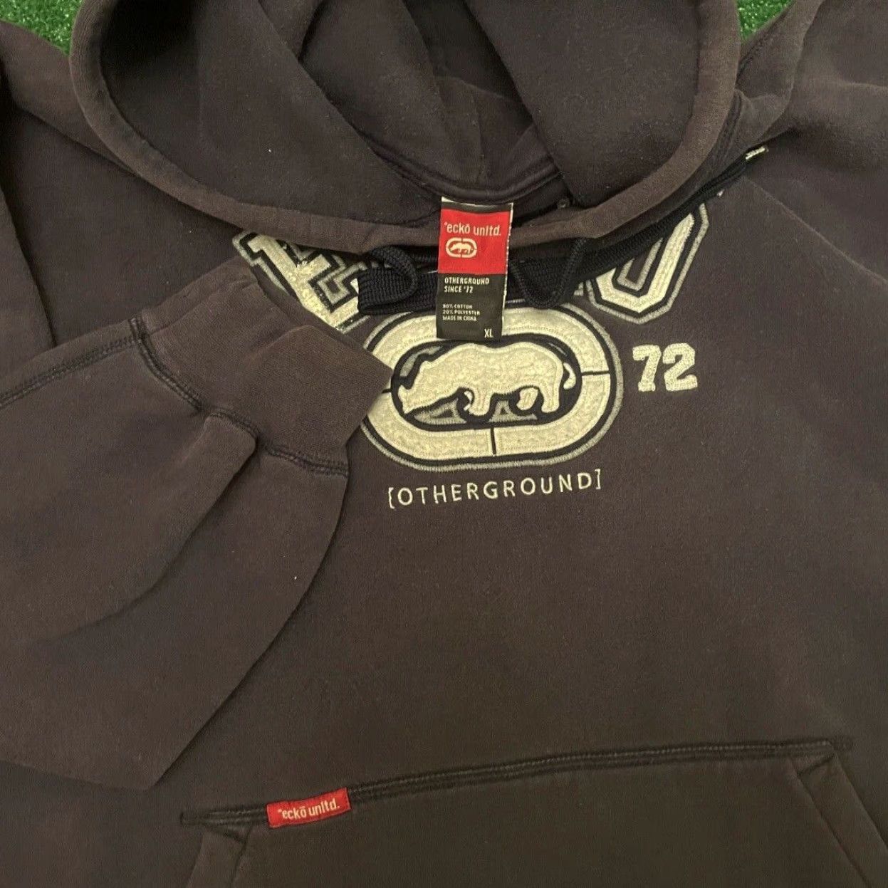 Ecko Unltd. VINTAGE Ecko Unltd Logo Hoodie Skater Jacket Mens XL Blue Pullover Hooded Pockets Long Sleeve Hip Hop Grunge Punk Logo Vintage 2000s Size US XL / EU 56 / 4 - 2 Thumbnail