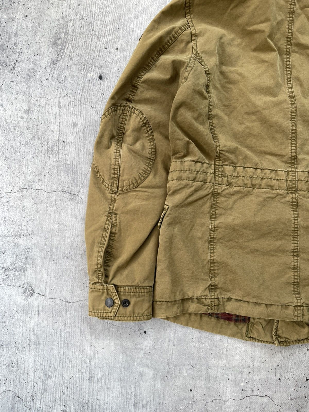 Other Y2K Vintage Diesel Multi-pocket Khaki Faded Jacket Size US S / EU 44-46 / 1 - 18 Thumbnail