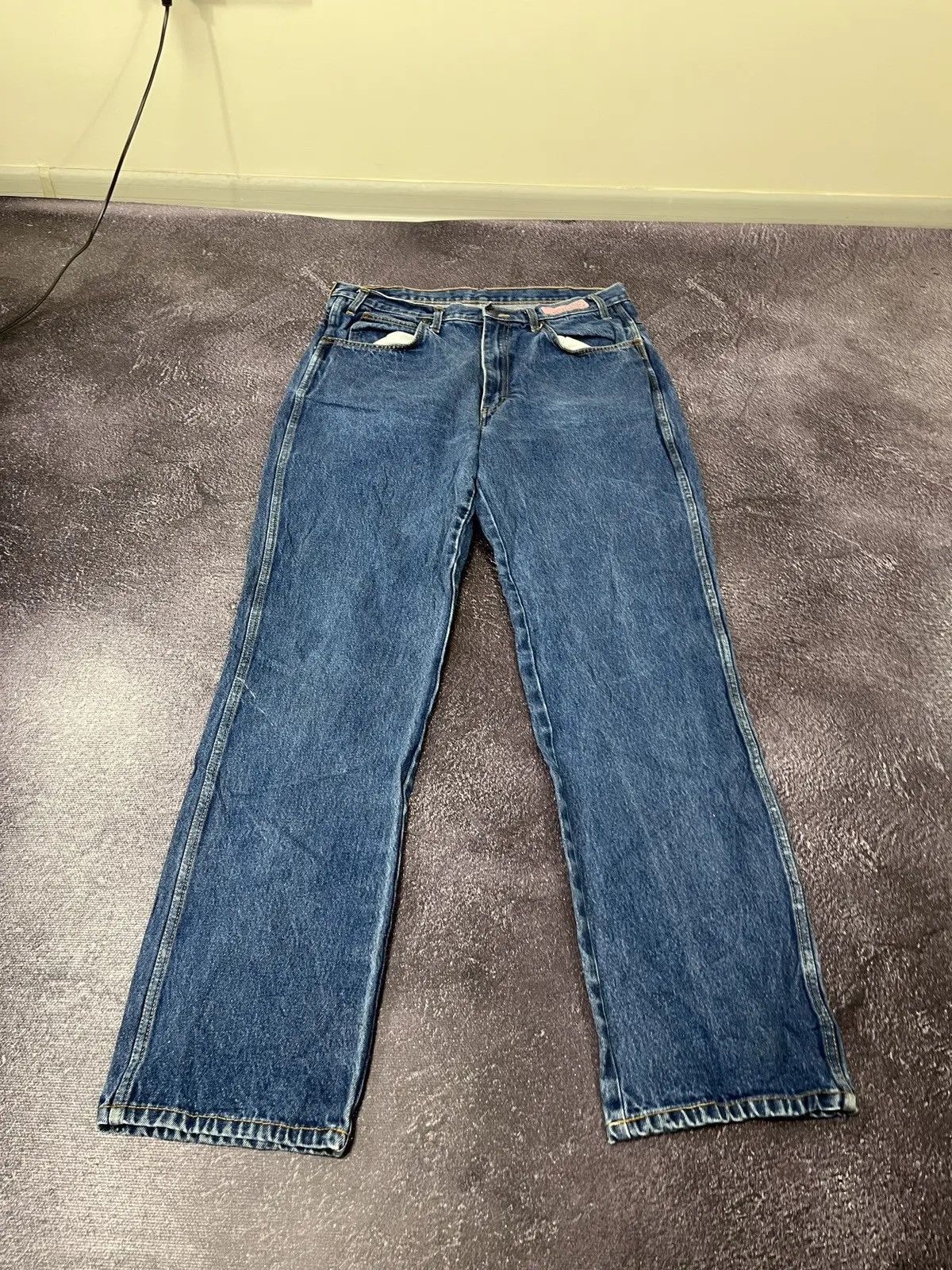 Dickies × Vintage Vintage Dickies USA Blue Denim Work Hype Jeans Size US 34 / EU 50 - 6 Thumbnail