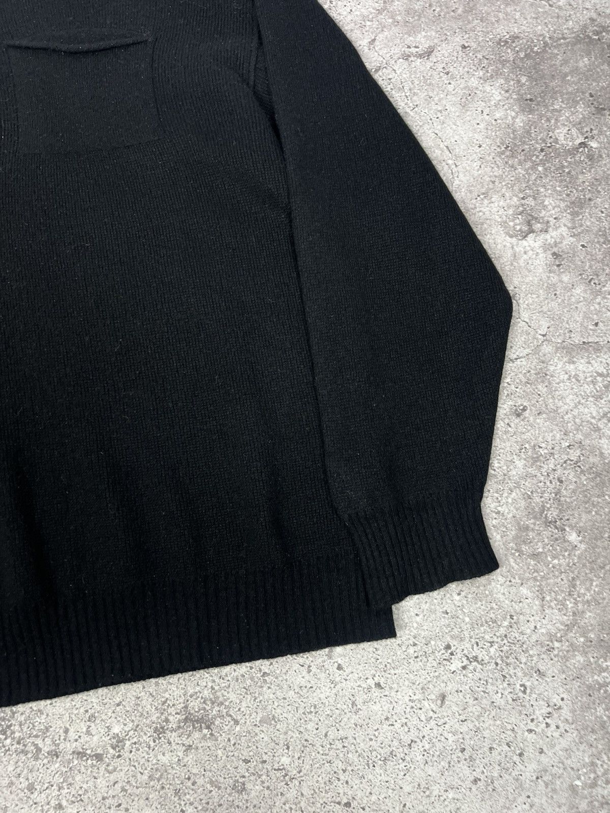 Dolce & Gabbana Dolce & Gabbana Wool Black Sweater Pocket Size US XL / EU 56 / 4 - 6 Thumbnail
