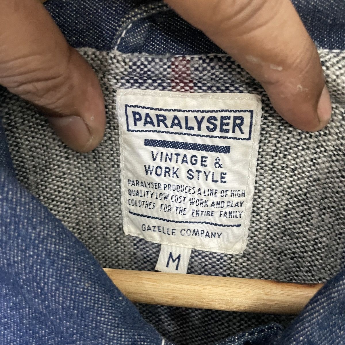 Indigo Vintage Paralyer Workwear Tactical Denim Size US L / EU 52-54 / 3 - 5 Thumbnail