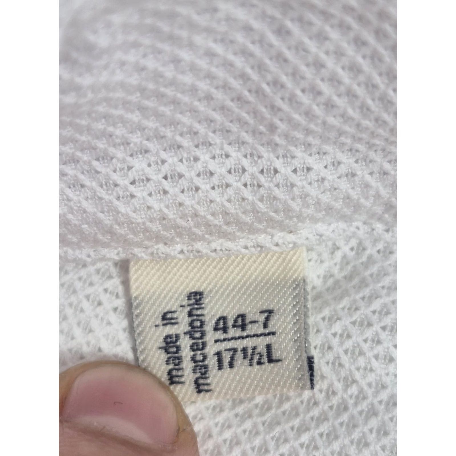 Suitsupply Suitsupply Dress Shirt Mens 17.5 36/37 White Slim Fit Egyptian Cotton Formal Shirt Size 48R - 3 Thumbnail