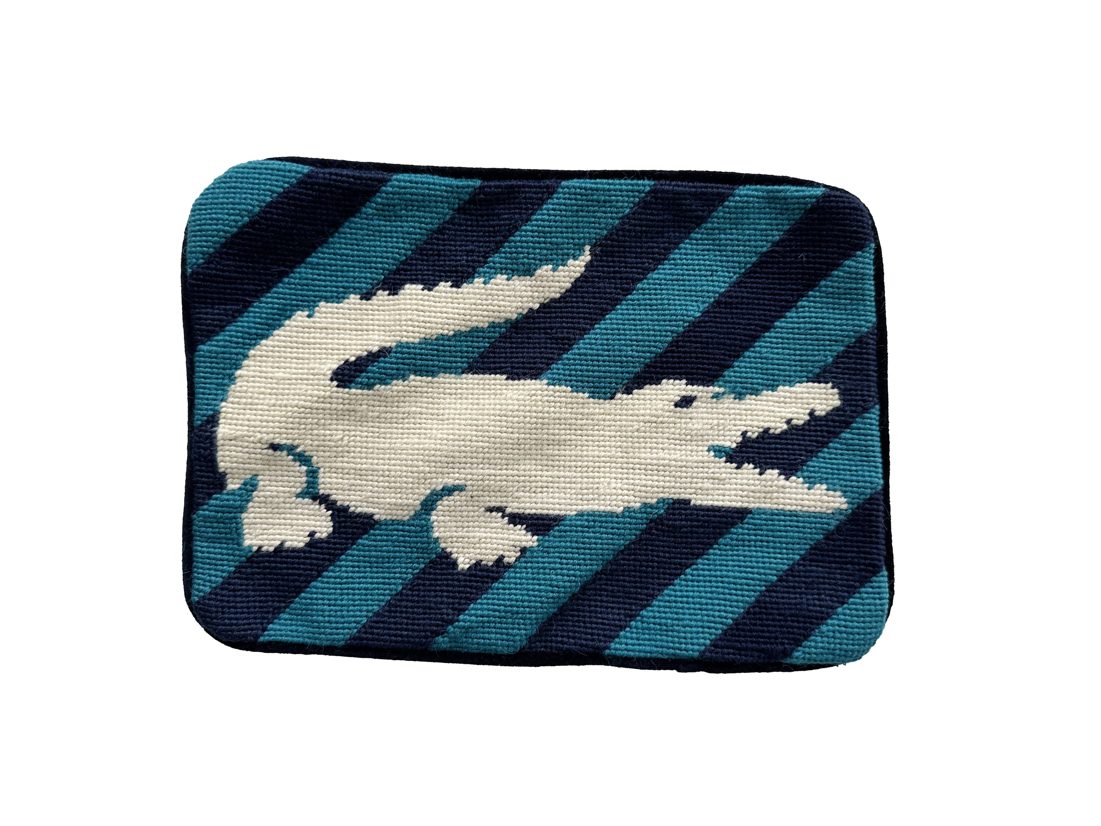 Designer × Lacoste Jonathan Adler x Lacoste needlepoint pillowcase cover Size ONE SIZE - 1 Thumbnail
