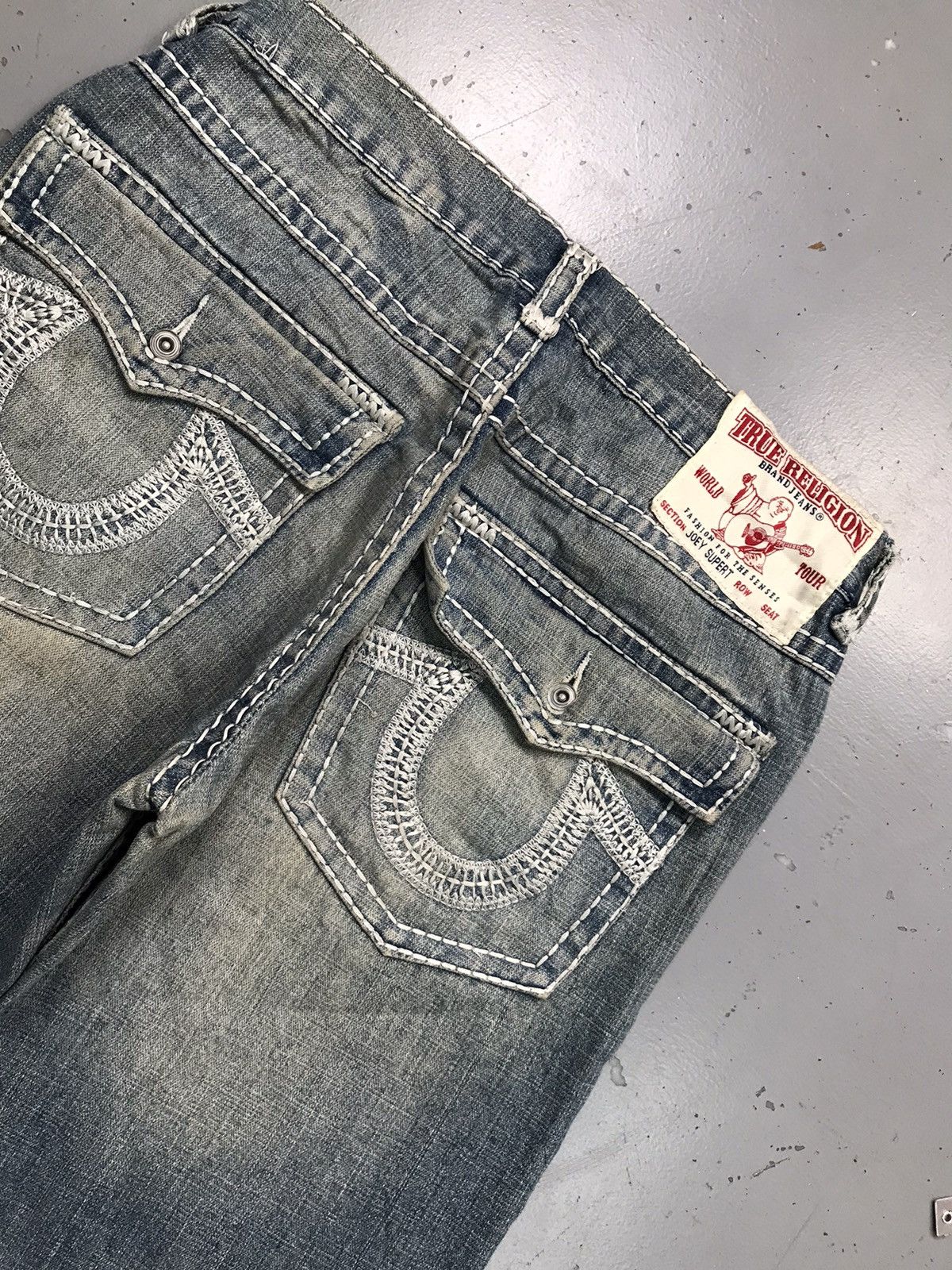 Designer × Vintage Vintage hip hop Joey super T faded denim short Size US 32 / EU 48 - 12 Thumbnail
