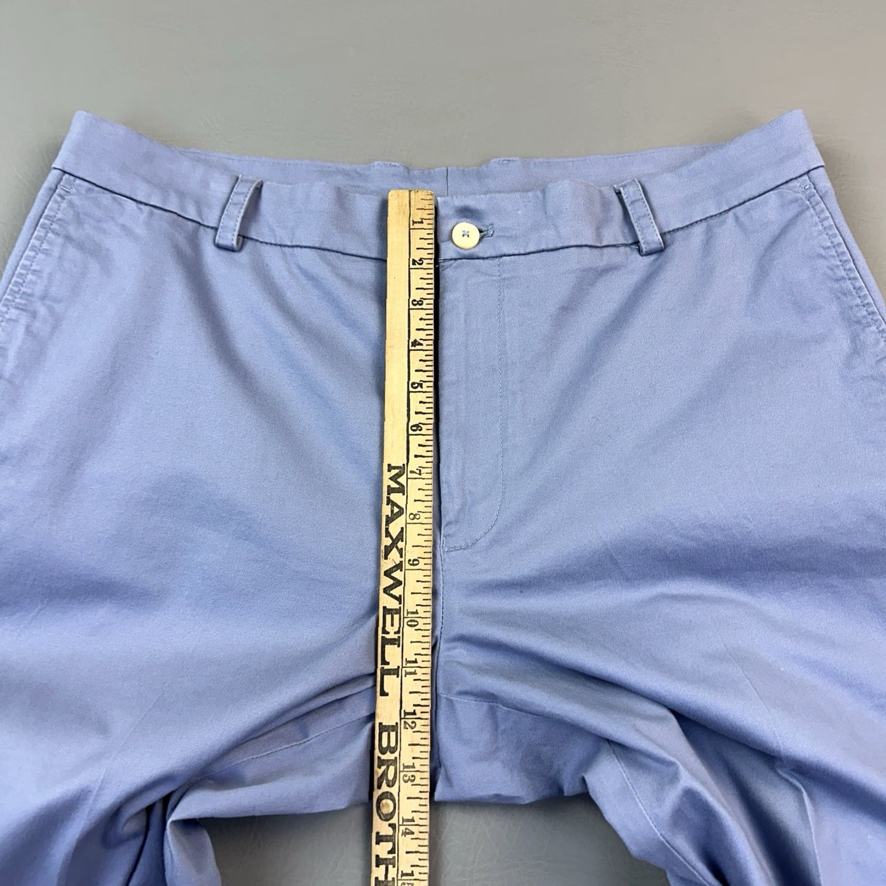 Southern Tide Southern Tide Pants Mens 36x26 Channel Marker Flat Front Chino Altered Hem Blue Regular Straight Xs? Size US 36 / EU 52 - 5 Thumbnail