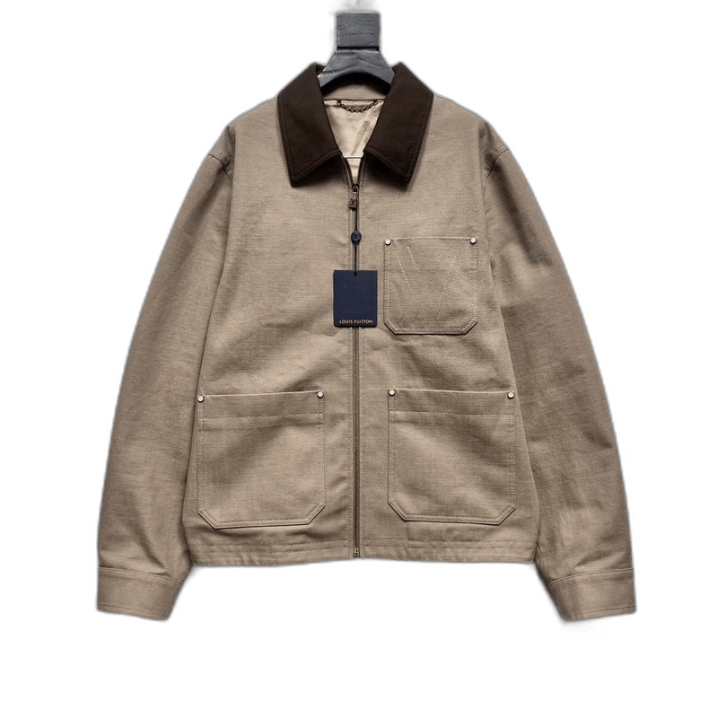 Louis Vuitton Embroidered Denim Zip Jacket