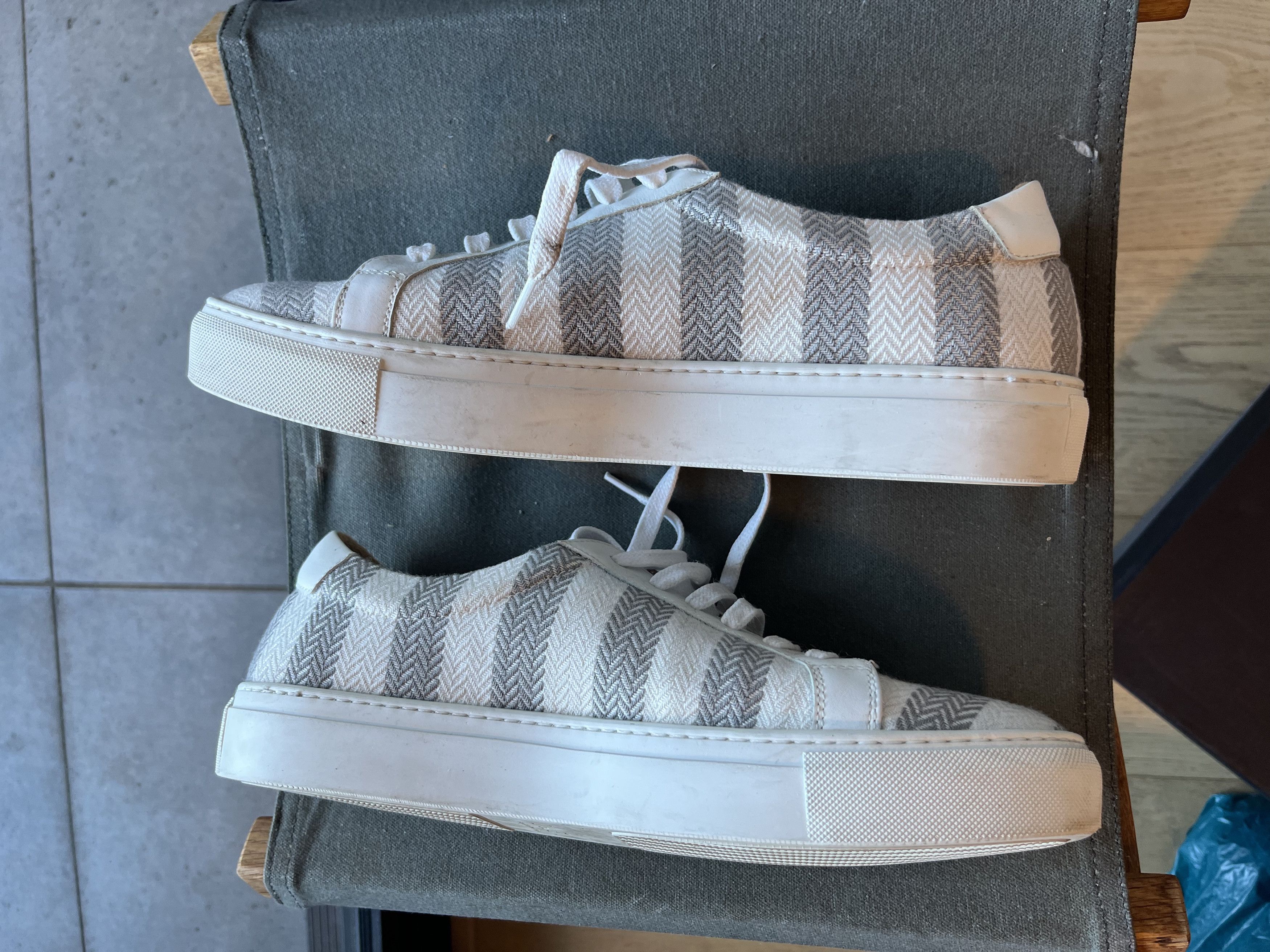 TAFT Taft Sneaker in Grey Stripes Size US 8 / EU 41 - 2 Thumbnail