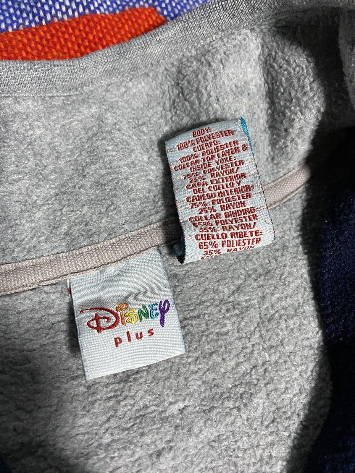 Disney × Vintage Vintage Disney Plus Eeyore Women’s Fleece Jacket Size XL / US 12-14 / IT 48-50 - 7 Thumbnail