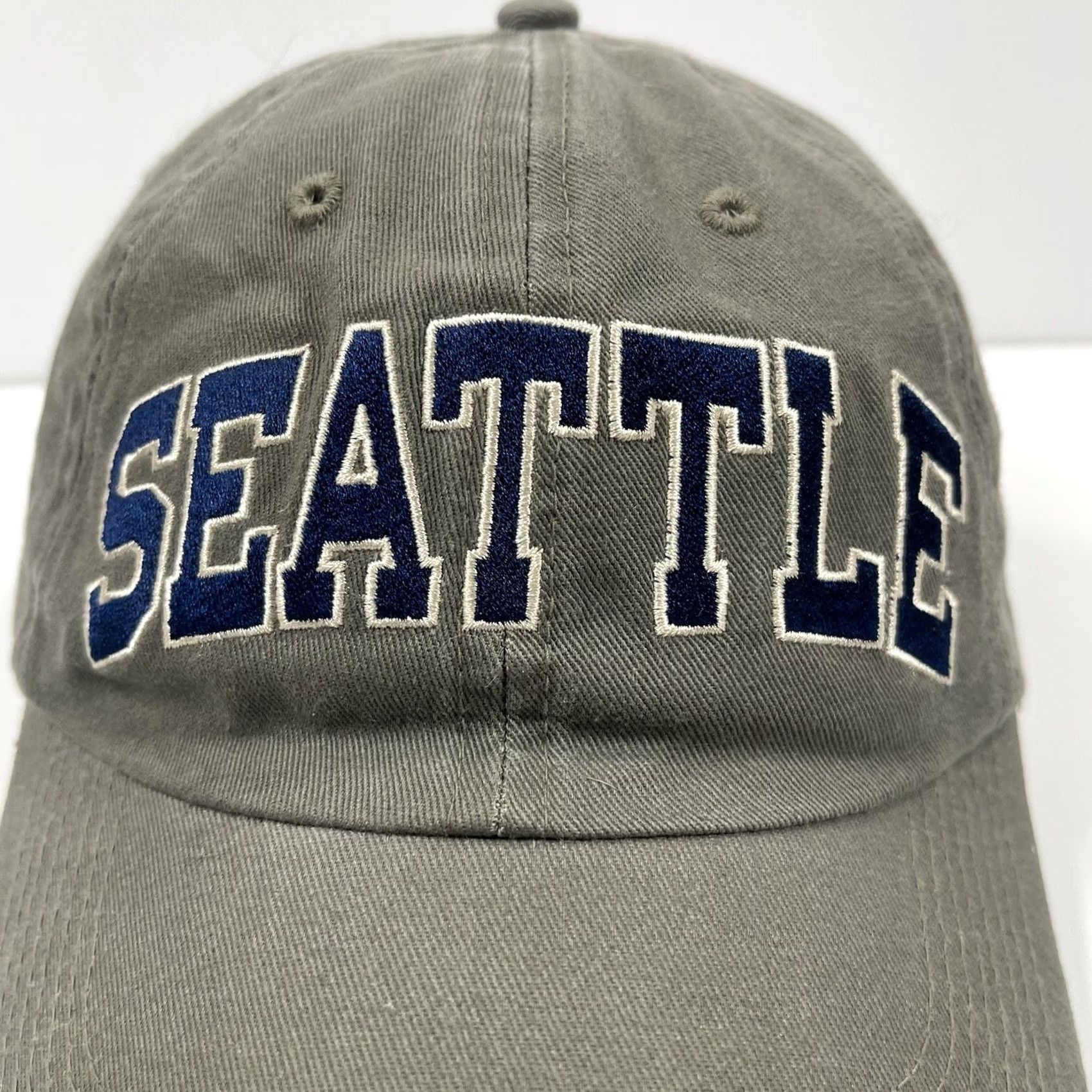 Vintage Fahrenheit Headwear Seattle Hat Baseball Cap Adult Adjustable StrapBack Gray Size ONE SIZE - 2 Thumbnail