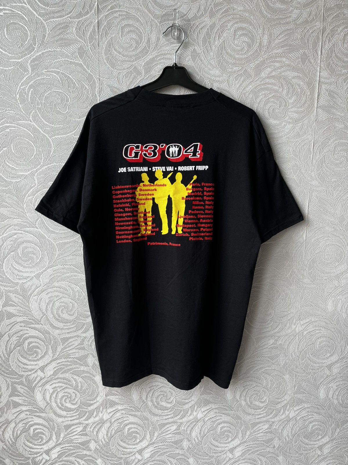 Band Tees G3 Joe Satriani 2004 Tour Vintage T Shirt Rock Band Tee Punk Size US L / EU 52-54 / 3 - 4 Thumbnail