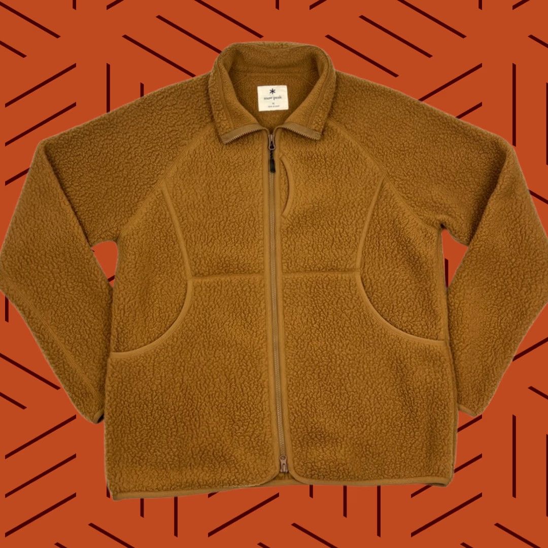 Snow Peak VINTAGE Snow Peak Jacket Mens XL Golden Brown Thermal BOA Polartec Fleece Hiking Japan Size US XL / EU 56 / 4 - 1 Thumbnail