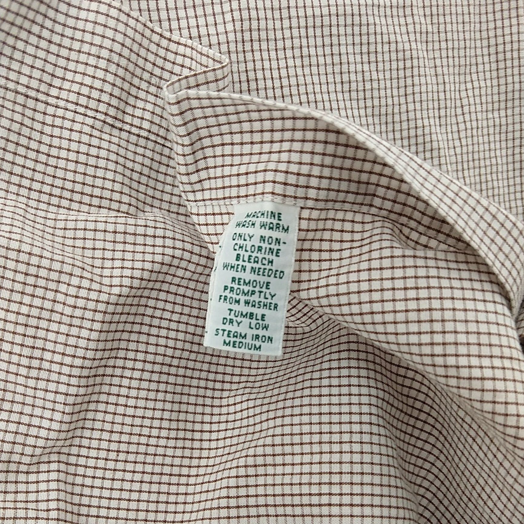 Ralph Lauren Lauren Ralph Lauren Plaid Button-Up Shirt XL 16 Beige Men Long Sleeve Button-Up Shirt Size 42R - 6 Thumbnail
