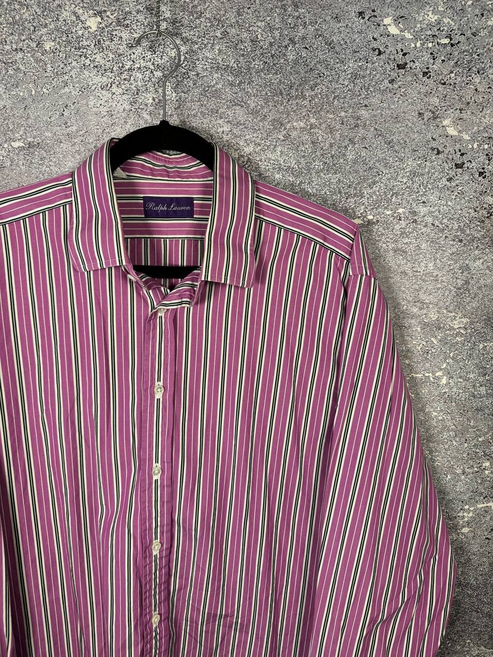 Polo Ralph Lauren Ralph Lauren Purple Label Shirt Made in Italy Men's 17 XL Size US XL / EU 56 / 4 - 2 Thumbnail