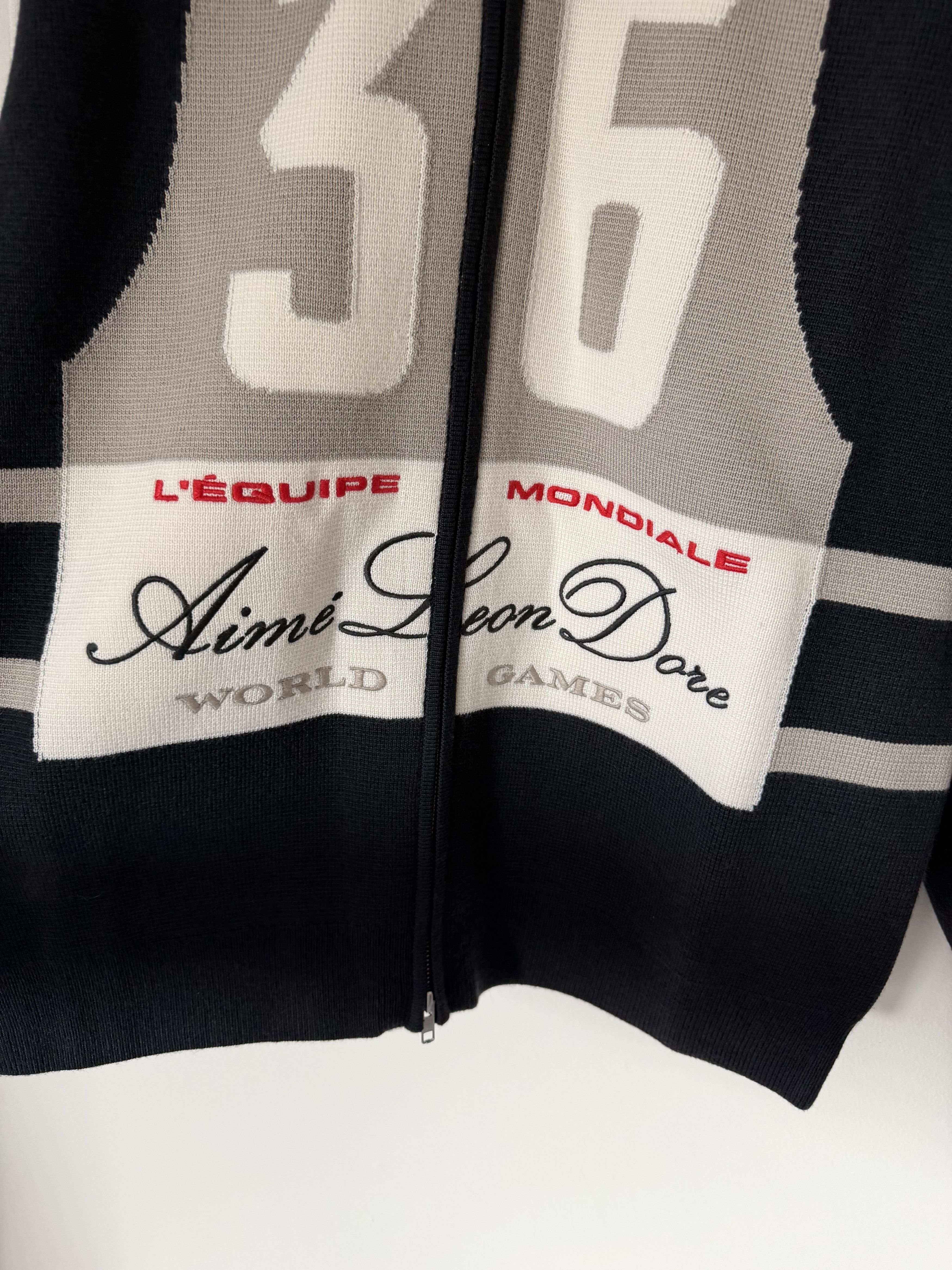 Aime Leon Dore Aime Leon Dore Full Zip Alpine Ski Sweater in Black Size US L / EU 52-54 / 3 - 3 Thumbnail
