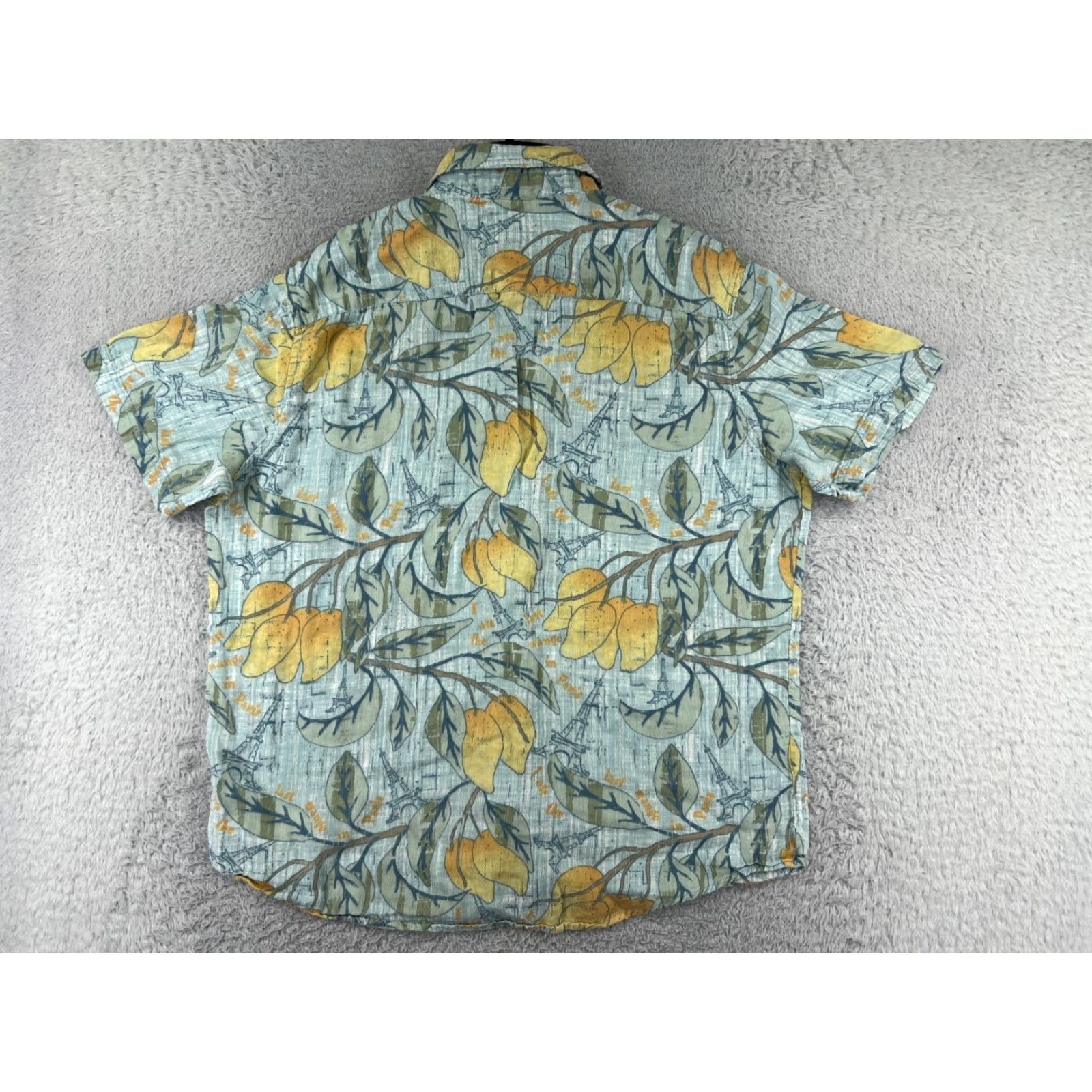 Vintage Margaritaville Button-Up Shirt Mens Large Green Floral Hawaiian Cotton Short Sleeve Shirt - Classic Aloha Style Mens L Green Size US L / EU 52-54 / 3 - 2 Thumbnail