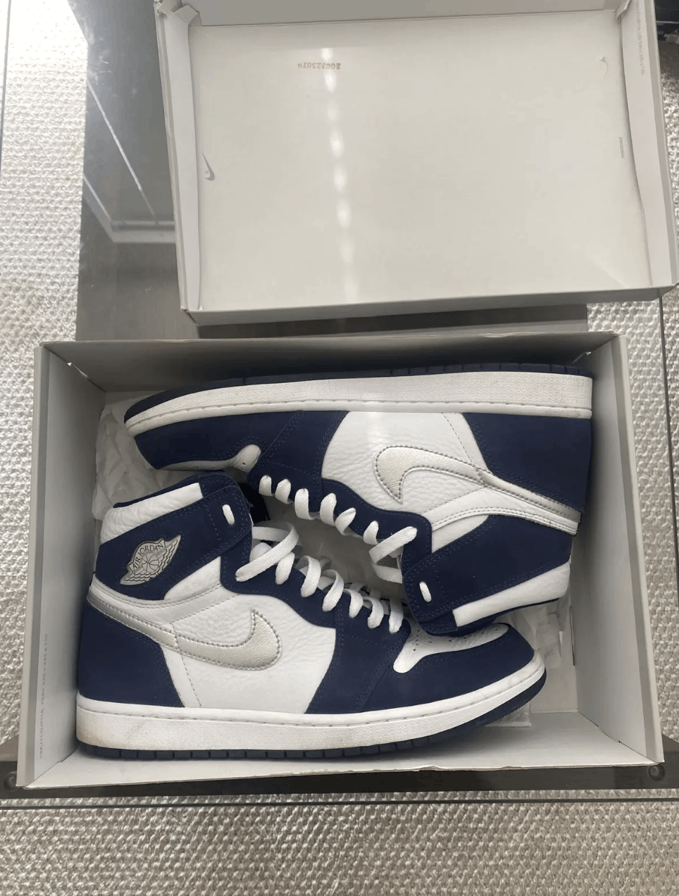 Jordan Brand Jordan 1 Retro High CO.JP Midnight Navy 2020 Size US 10 / EU 43 - 1 Thumbnail