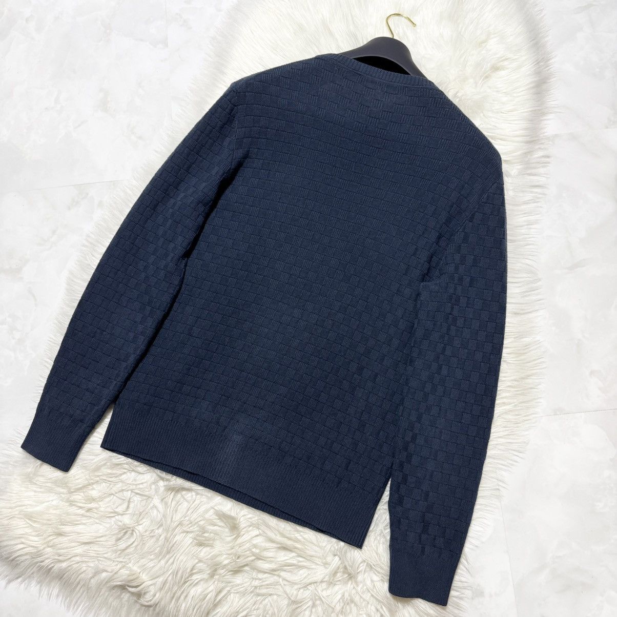 Louis Vuitton Authentic Louis Vuitton Damier Knit Sweater Size US S / EU 44-46 / 1 - 7 Thumbnail