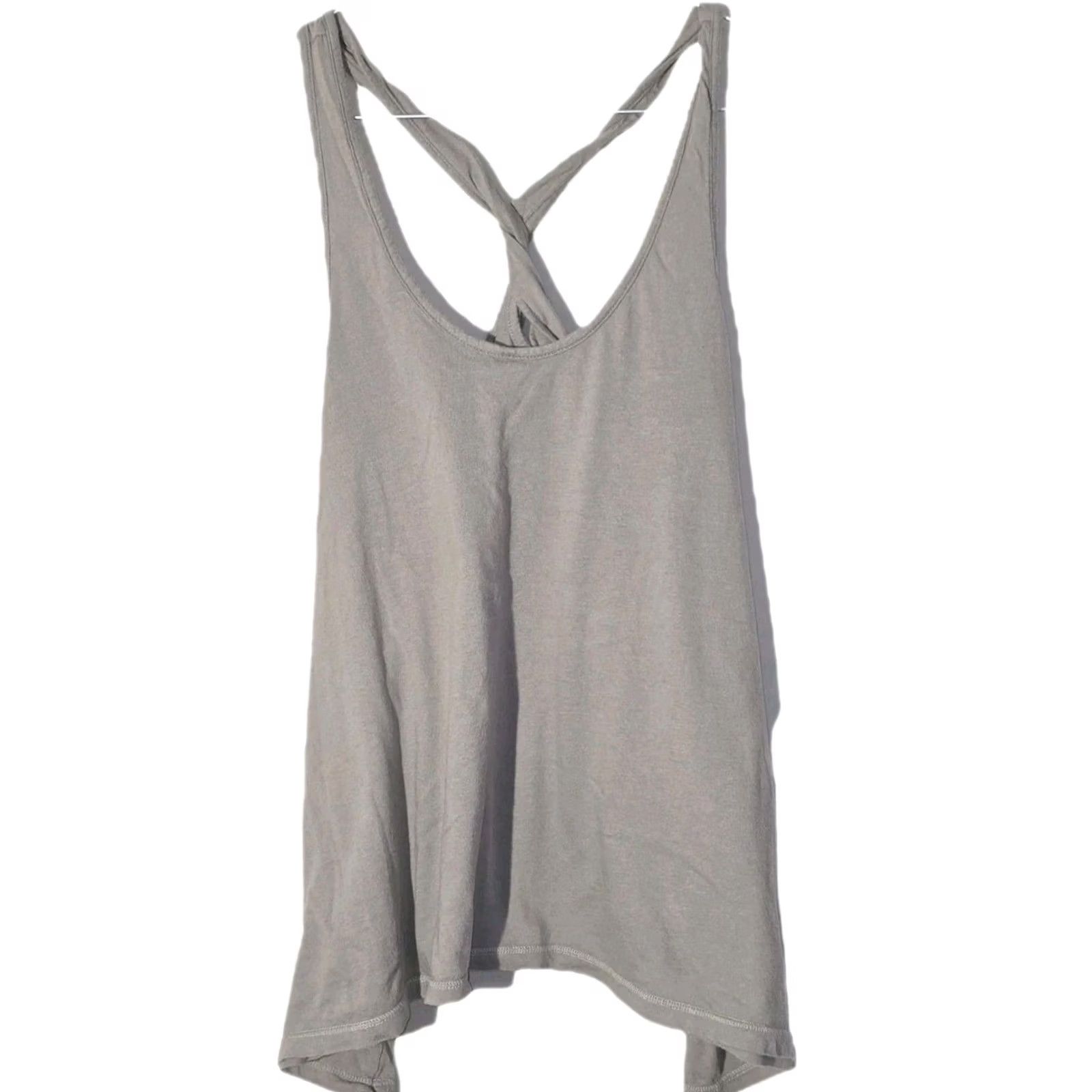 Vintage VINTAGE American Eagle AE Cross-Back Twist Brown XS Tank Women Sleeveless Cami Casual Size XS / US 0-2 / IT 36-38 - 2 Thumbnail