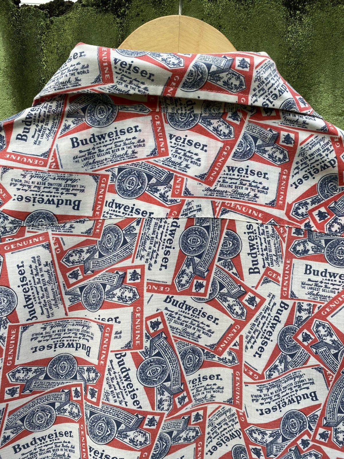 Budweiser Budweiser All Over Print AOP Vintage Short Sleeve Shirt Size US M / EU 48-50 / 2 - 10 Thumbnail